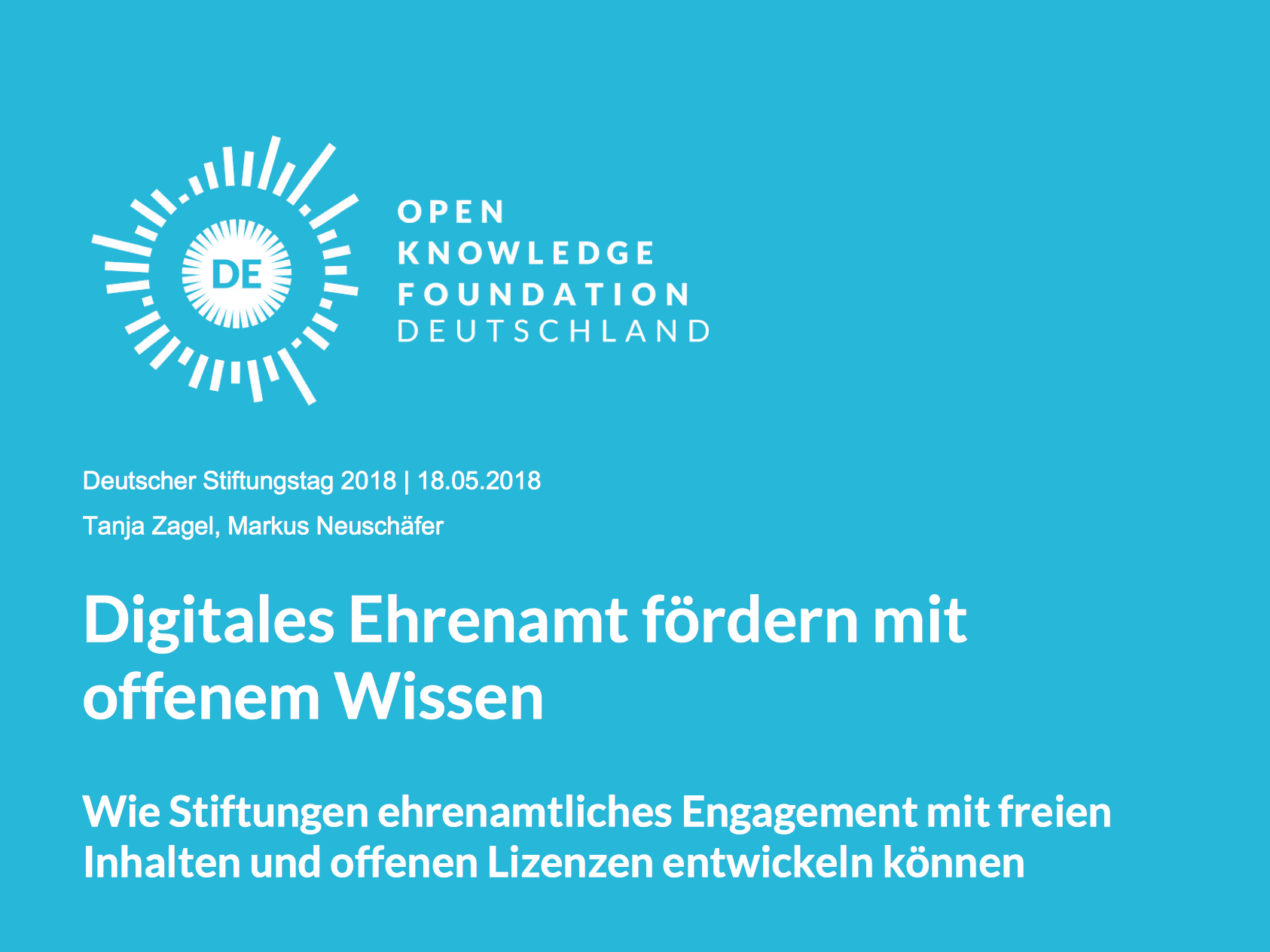 Folien Stiftungstag