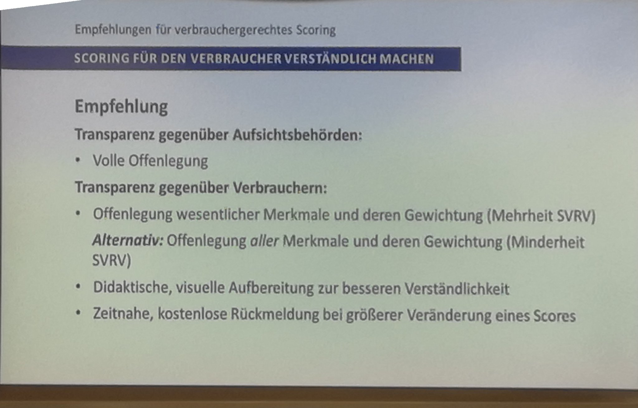 Empfehlungen